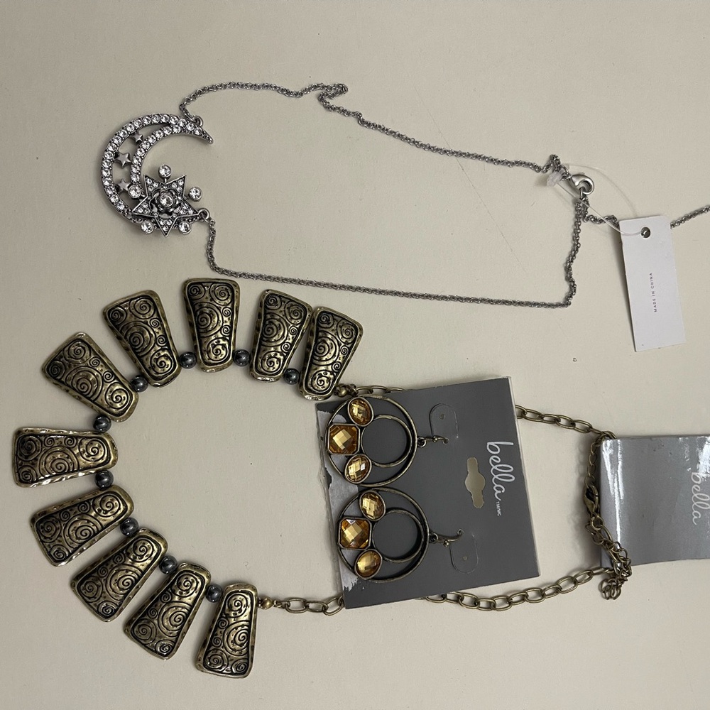 Abella Gold and Silver Jewelry Set